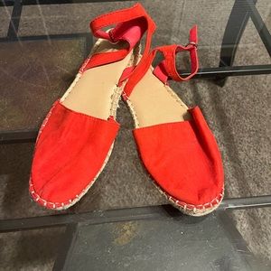 Red sandals